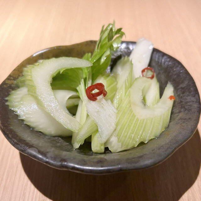 セロリ浅漬け